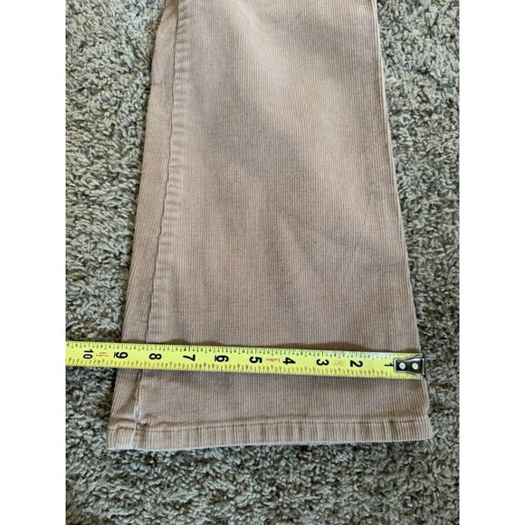 ABERCROMBIE & FITCH Vintage Y2K 90s Corduroy Jean Pants Mid Rise Boot Flare Sz 6 - Picture 5 of 8